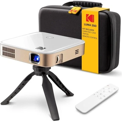 Kodak Luma 350 Portable Smart Projector Bundle w/ Carrying Case, Tripod & Remote - Image 1 of 4