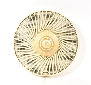 Vintage Toshiba 7TH-425 Transistor Radio w/Stunning Spiral Sunburst Case * Works - Picture 1 of 14