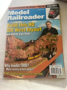 Model Railroader Magazine January 2002 HO Old West Layout Build Kalmbach - Picture 1 of 2