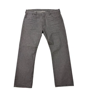 Levis 501 Jeans Mens Size 40x30 Gray Original Fit Button Fly Classic Grunge - Picture 1 of 12