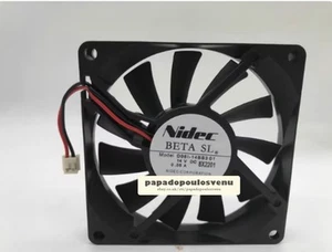 Pour NIDEC D08I-14BS3 01 14V 0.06A 80*15mm Onduleur Ventilateur Réfrigérateur 2 Broches - Photo 1/3