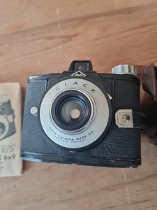 Vintag Agfa Clack 120 Medium Format 6×9cm Film Camera 50ger Jahre m.ledertasche - Bild 1 von 19