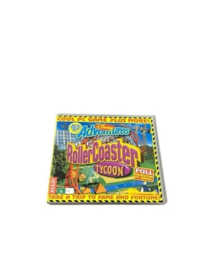 Roller Coaster Tycoon Disney Adventures PC Game CD Rom Atari 2001 Tested Working - Image 1 of 4