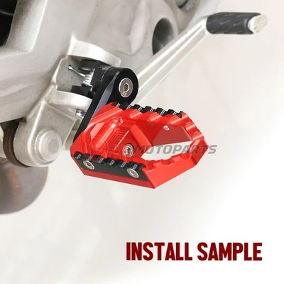 1.5" Lowered Red Front Highway Foot Pegs For Hypermotard 821 SP 13 14 15 16 17 - Image 1 of 4