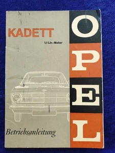Opel Kadett B Betriebsanleitung 10.1966 - Bild 1 von 3