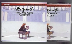 MOZART EDITION BOX 2 CD PIANO DUETS INGRID HAEBLER LUDWIG HOFFMANN JORG DEMUS - Foto 1 di 1