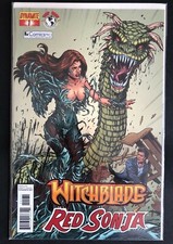 Dynamite Red Sonja Witchblade 1 Dynamic Forces Comics Pro Cezar Razek Ltd Ed NM
