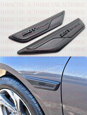 2.0T Sport negro guardabarros adorno emblemas aptos para Honda Accord 2018-2022  Foto 1 de 4