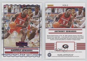 2020 Contenders Draft Picks Front Row Seats Blue /99 Anthony Edwards Rookie RC