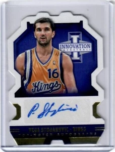 2013-14 Panini Innovation Peja Stojakovic Top-Notch Die-Cut Gold Auto Card /10 - Picture 1 of 2