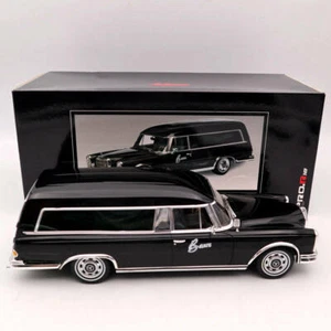 SCHUCO 1/18 Mercedes-Benz 600 HEARSE FUNERAL Car 1965 CARRO FUNEBRE Black - Picture 1 of 8