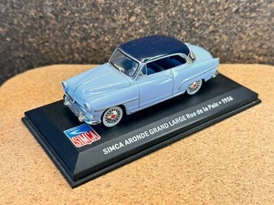 Simca Aronde Diecast Model - 1956 Simca Aronde Grand Large Rue De La Paix Altaya - Picture 1 of 7