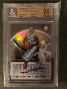 2003-04 Carmelo Anthony Topps Pristine Refractors #107 BGS 9.5  - Picture 1 of 3