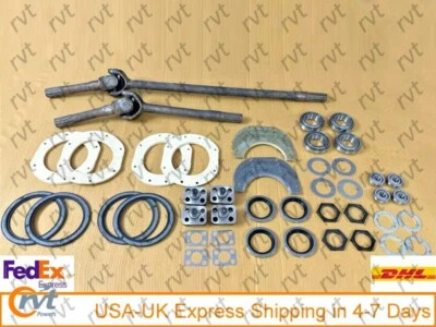 Conjunto/Kit de conjunto de eje delantero apto para Jeep CJ2A, 3B, CJ5/MB/GPW/M38/M38-A1-10 Spline Foto 1 de 4