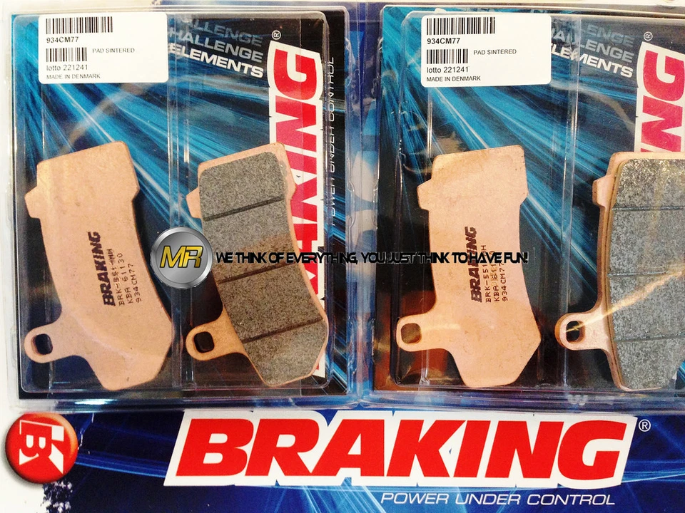 FOR HARLEY DAVIDSON FLHX STREET GLIDE 1584 2011 11 FRONT SINTERED BRAKE PADS BRA - Image 1 of 1