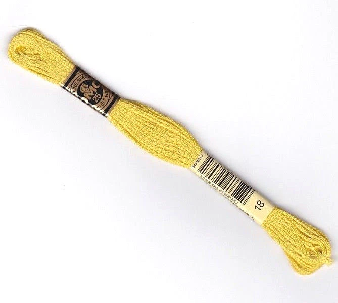 DMC-117 1 Skein PICK YOUR COLORS 01-35 NEW COLORS (#25 8.7 yds 100% Cotton) - Image 1 of 1