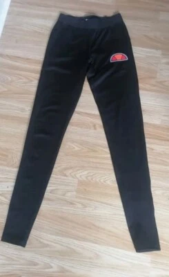 Ellesse Ladies Sports logo Gym Leggings Black Size 6 — 第 1/2 张图片