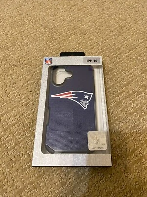 Funda protectora de doble capa Office NFL para Apple iPhone 16 Plus - New England Patriots Foto 1 de 2