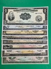 PHILIPPINES 1949 ENGLISH SERIES SET 1-2-5-10-20-50-100 & 200 PESO ALL CRISP UNC 