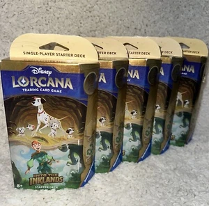 Disney Lorcana Into the Inklands Starter Deck Amber & Emerald (Single Pack) - Picture 1 of 3