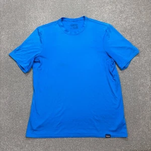 Patagonia Shirt Womens Medium Blue Capilene Cool Daily Hiking Trail Outdoor Lady - Picture 1 of 10