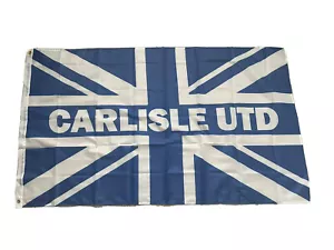 Carlisle United Utd FC Flag 5ft by 3ft - Shirt Scarf Badge Poster - Picture 1 of 1