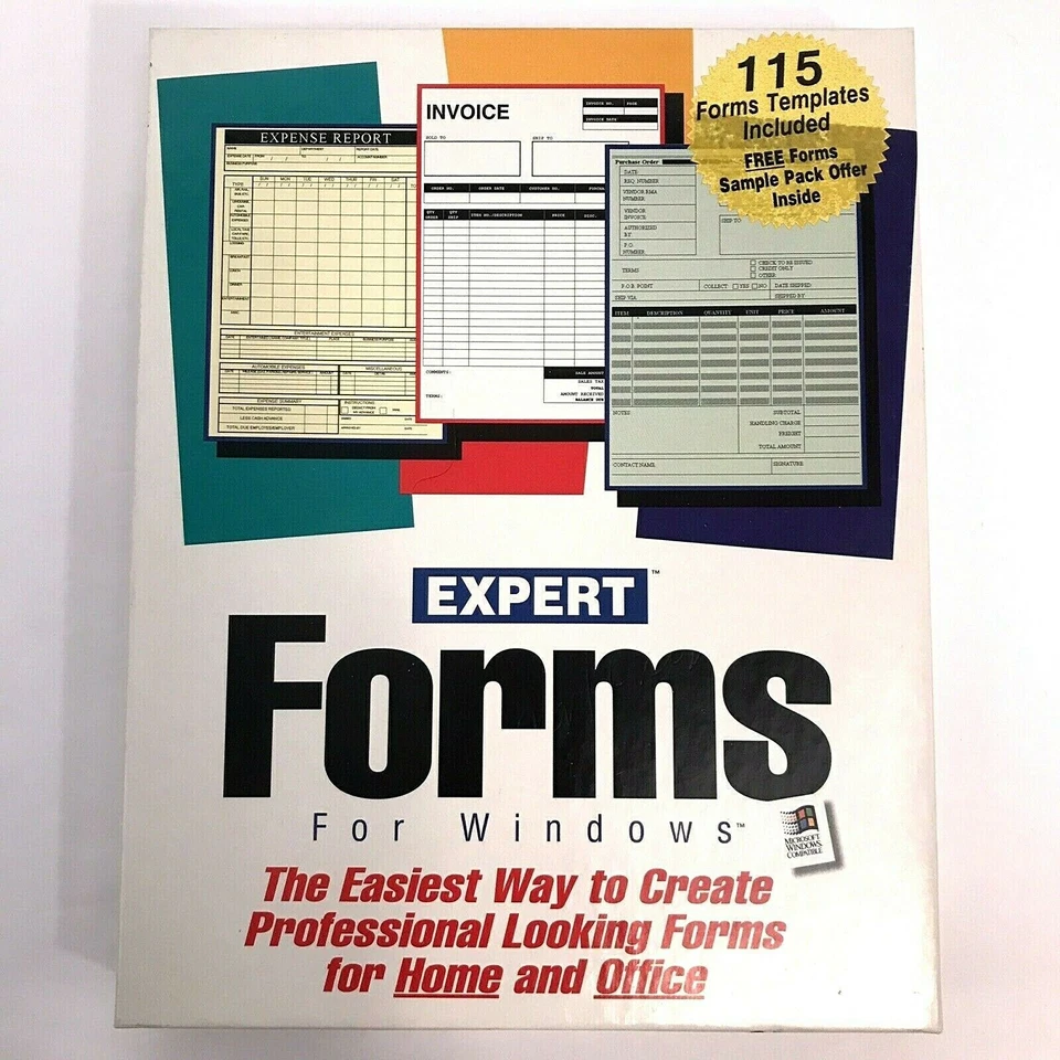 Expert Forms Computer Software for Windows on 3.5" Disk User Guide New In Box - Image 1 of 4