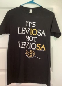Harry Potter “Leviosa Not Leviosa” Quote Women T-shirt, Black, Size Small - Picture 1 of 5