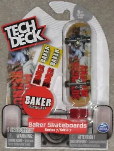 Tech Deck Baker Skateboards Fingerboard Set Series 7 mit Stickern & Display Ständer - Bild 1 von 2