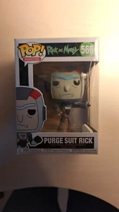 Funko POP! 566 - Rick and Morty - Purge Suit Rick NUOVO - Foto 1 di 1