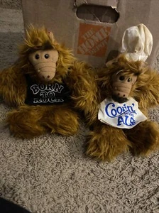 Vtg Alf 80s Cooking With Alf Born to Rock Hand Puppet Plush 1988 Burger King - Picture 1 of 4