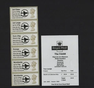 MACHIN Ma15 FAAM SEA KING ZA293 O/P JULY 2017 A003 Coll Strip POST GO FV £18.45 - Picture 1 of 1