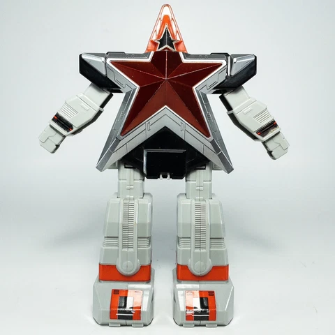 Vintage 1996 Bandai Power Rangers Super Zeo Megazord Red Star Zord Figure Cover