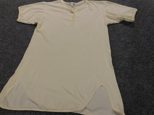 Camicia da notte vintage Christian Dior donna piccolo beige stretch