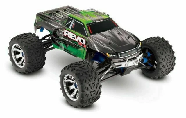 Traxxas 53097-3 GRN 1:10 Scale 4WD Nitro-Powered Monster Truck
