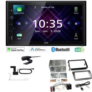 JVC Autoradio Apple CarPlay Android DAB+ für Alfa Romeo Mito bis 2013 silber - Bild 1 von 8