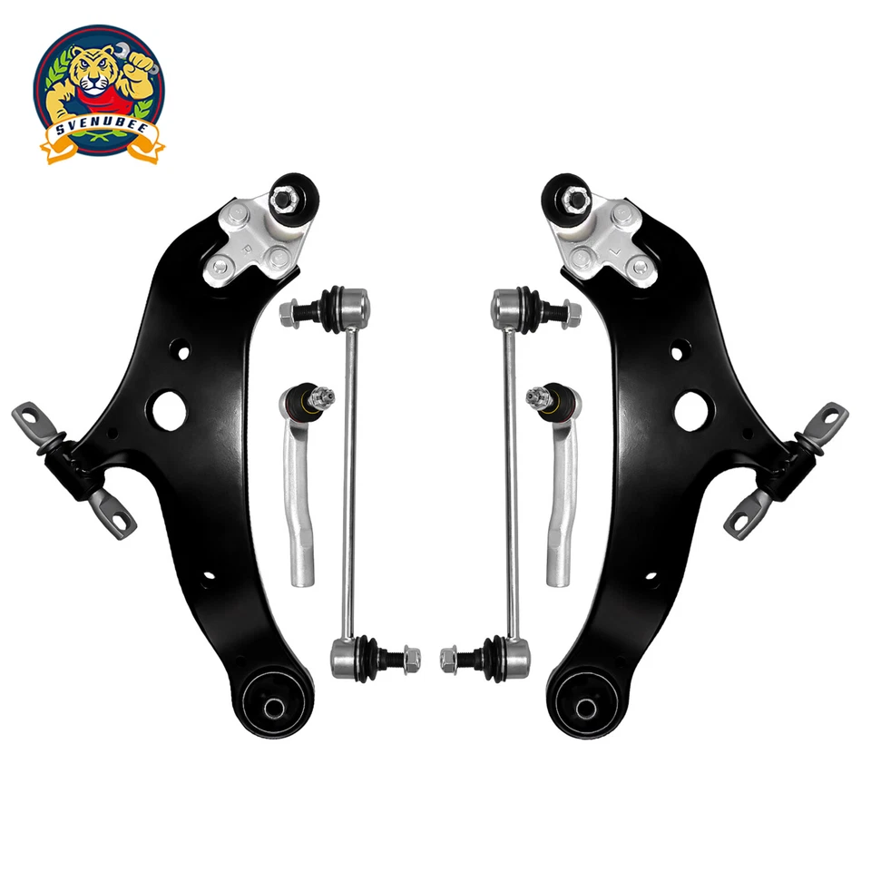 Kit de braço de controle dianteiro esquerdo direito 8 peças para Toyota Highlander Lexus RX350 2008-2019 - Imagem 1 de 4