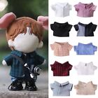 Game Solid Color Blouse Idol Doll Clothes Stripes Lattice 20CM Doll Shirt