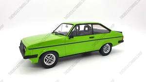 MCG 1:18 Scale Diecast Model Car - Ford Escort Mk2 RS 2000 in Green - Picture 1 of 9