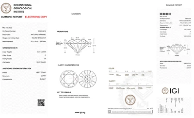 Anillo de compromiso Foto 1 de 4