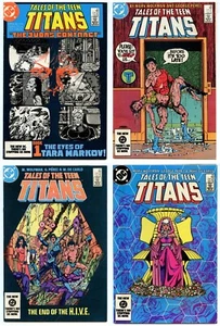 DC Comics Tales Of The Teen TITANS Bundle 42 45 46 47 Perez 1984 Bagged Boarded - Bild 1 von 10