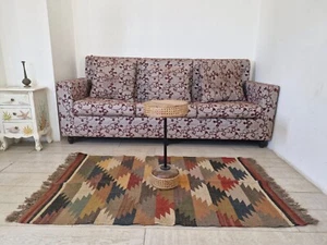 Rugmoda Handgefertigter Kelim-Stil Teppich | Wüste inspirierte Farben | 3 x 5 Fuß - Bild 1 von 5