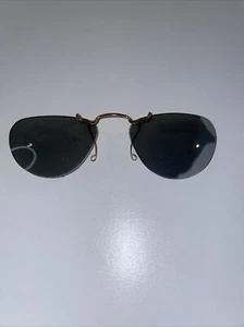 De colección Polaroid Tono Dorado Sin Montura Metal Clips Clip en Gafas de Sol Monturas EL5 - Imagen 1 de 10