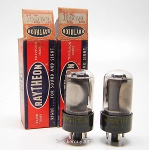 2X Raytheon by RCA Tubes / 6AU5GT / G04 / RM - Picture 1 of 3