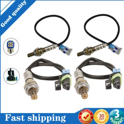 4pcs Oxygen O2 Sensor Up+Down For 2003-06 GMC Sierra 1500 2500 3500 & Yukon 6.0L - Image 1 of 4