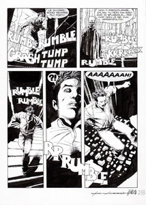 C. ROI - Tavola originale Dylan Dog Gigante n.10 "I peccatori di Hellborn" p.233 - Foto 1 di 1