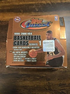 1999-00 Topps Finest NBA Basketball Series 1 ANGLED Hobby Box - Picture 1 of 5