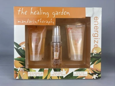 The Healing Garden Mandarin Ginseng Therapy Energize Juego de 3 Piezas Tamaño de Viaje Nuevo Foto 1 de 4
