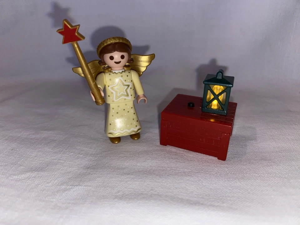 Playmobil Ange De Noël Et Caisse Lumineuse Fonctionnelle Christmas - Photo 1/1
