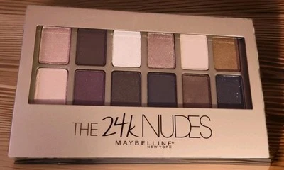 Paleta de sombras de ojos Maybelline The 24K Nudes 12 colores nueva sellada Foto 1 de 2